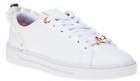 New Womens Ted Baker White Astrina Leather Trainers Court Lace Up