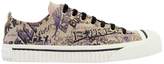 Burberry 20mm Kingly Doodle Canvas Sneakers
