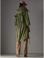 Thumbnail for your product : Burberry Tape Detail Showerproof Hooded Parka