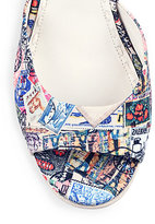 Thumbnail for your product : Alice + Olivia Strella Postcard Printed Wedge Sandals