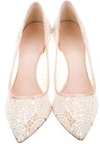 Thumbnail for your product : Giambattista Valli Lace Pointed-Toe Pumps w/ Tags