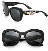 Thumbnail for your product : Dolce & Gabbana Rose-Temple Butterfly Sunglasses