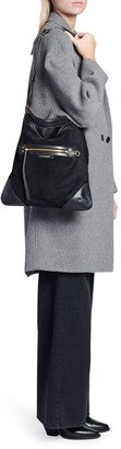 Isabel Marant Botsy Day Hobo Mix-Leather Shoulder Bag