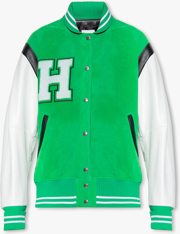 Halfboy Suede Bomber Jacket ShopStyle