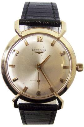 Longines 14K Yellow Gold Winding Vintage 34.5mm Mens Watch