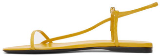 The Row Yellow Bare Flat Sandals