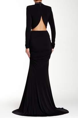 Issue New York Two Piece Long Sleeve Gown