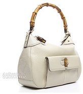 Thumbnail for your product : Gucci Pre-Owned Bamboo Handle Medium Hobo Bag