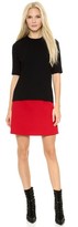 Thumbnail for your product : Victoria Beckham Victoria Tux Stripe Combo Mini Dress