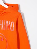 Thumbnail for your product : MOSCHINO BAMBINO Shimmer-Logo Hooded Sweatshirt