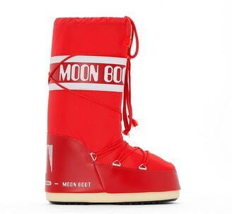 Moon Boot Nylon Boots with Faux Fur Lining