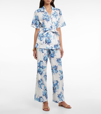 Emilia Wickstead Fifi floral cotton pajamas