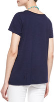 Thumbnail for your product : Eileen Fisher Organic Cotton Slubby Tee, Petite
