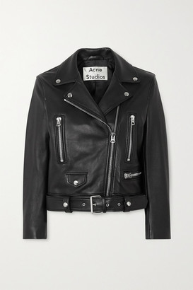 acne moto leather jacket