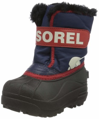 Sorel Unisex Kid's Toddler Snow Commander Boot Purple (Nocturnal Sail Red) 6 UK