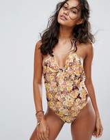 Thumbnail for your product : Somedays Lovin Vintage Rose Print Swimsuit