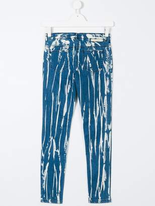 Stella McCartney Kids paint splatter jeans
