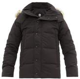 Thumbnail for your product : Canada Goose Wyndham Quilted-down Hooded Parka - Mens - Black