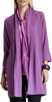 Thumbnail for your product : Eileen Fisher Cross-Dyed Cashmere-Blend Wrap