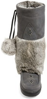 Thumbnail for your product : Manitobah Mukluks 'Snowy Owl' Genuine Fur & Suede Mukluk