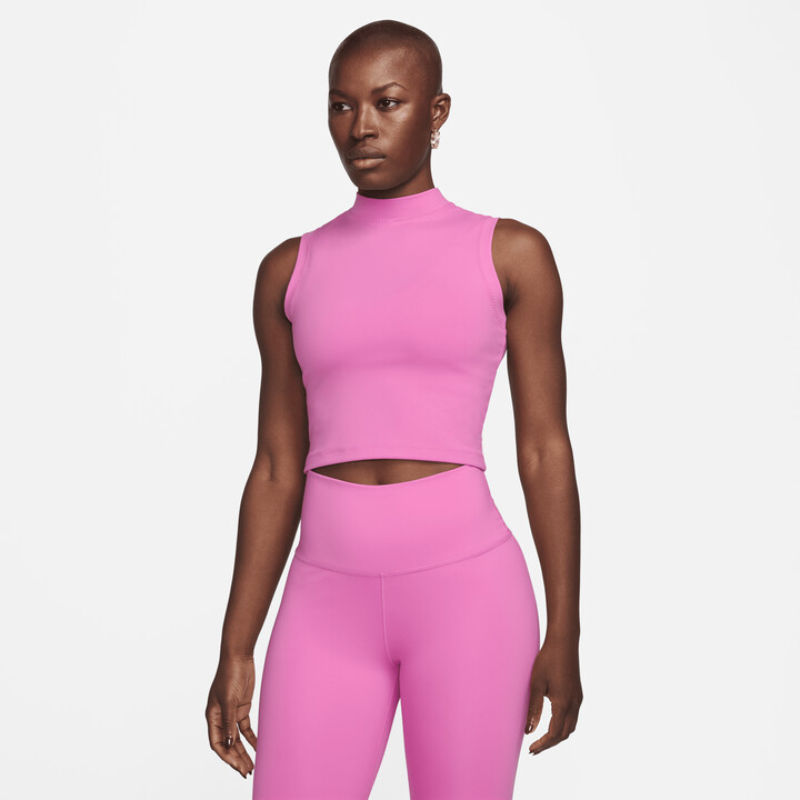 Nike Women's Sportswear Essential Cropped Logo T-Shirt in Pink - ShopStyle  Activewear Tops