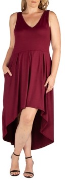burgundy gown plus size