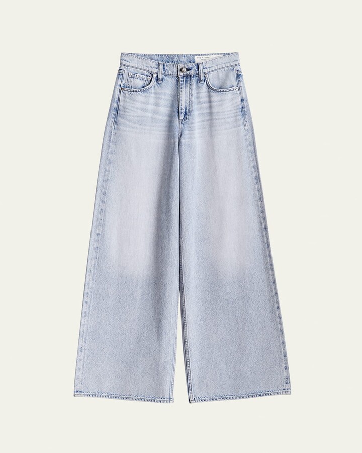 Rag & Bone Featherweight Sofie Wide-Leg Jeans