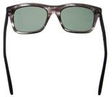 Thumbnail for your product : Gucci Web-Trimmed Square Sunglasses w/ Tags