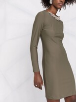 Thumbnail for your product : Giuseppe di Morabito Chain-Link Neck Minidress