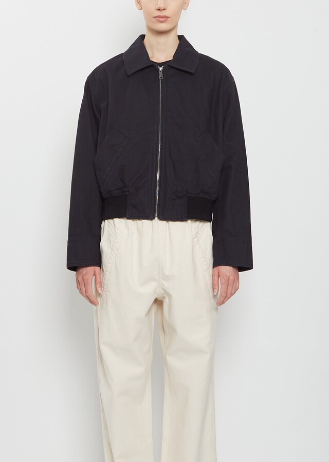 Mhl By Margaret Howell Zip-Up Cotton Bomber Jacket