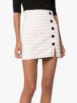 Thumbnail for your product : Skiim Sienna wave pattern mini skirt