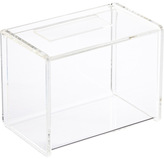 Thumbnail for your product : Container Store Recipe Box w/ Card Holder Acrylic