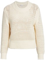 Thumbnail for your product : Akris Punto Chunky Open Knit Crewneck Sweater