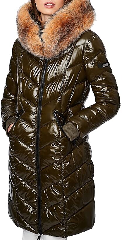 bernardo borg faux fur jacket