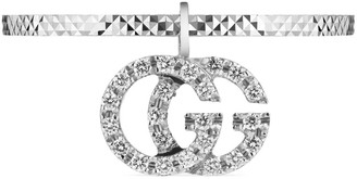 Gucci GG Running 18k ring with diamonds