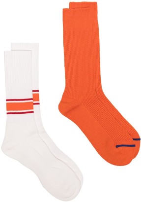 Anonymous Ism Pack Of Two Ribbed Socks Set