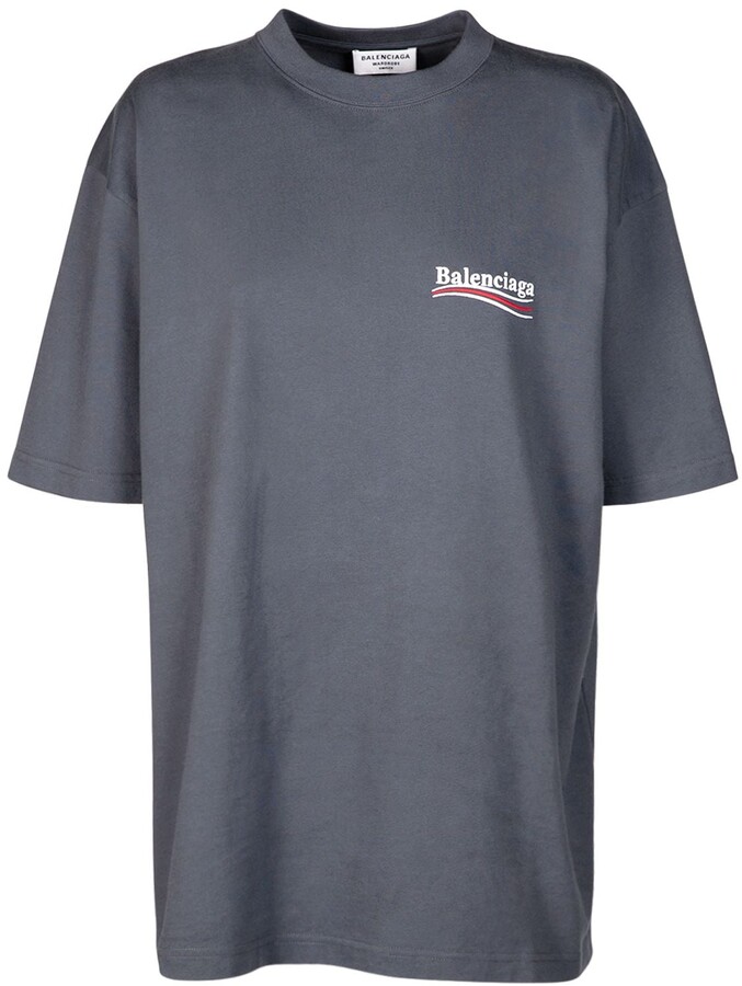Balenciaga Political Campaign cotton t-shirt - ShopStyle