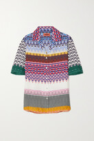 Thumbnail for your product : Missoni Printed Woven Shirt - Purple