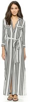 Thumbnail for your product : L'Agence LA't by Maxi Tie Waist Shirtdress