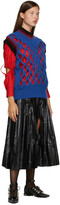 Thumbnail for your product : Toga Blue Mesh Knit Vest
