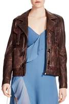 Thumbnail for your product : Haute Hippie Blondie Leather Flight Jacket