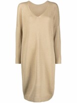 Thumbnail for your product : Fabiana Filippi sequin-knit V-neck dress
