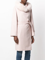 Thumbnail for your product : Max Mara Studio furry neck coat