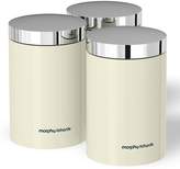 Thumbnail for your product : Morphy Richards Accents Set Of 3 Storage Canisters – Ivory
