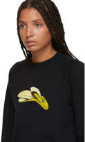 Thumbnail for your product : ALEXACHUNG Black Banana Print Sweatshirt