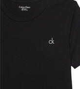 Thumbnail for your product : Calvin Klein Logo cotton t-shirts pack of two, Size: 10-12 years, Black/white