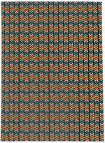 Thumbnail for your product : KAVKA DESIGNS Sopron Chevron Indoor/Outdoor Area Rug in Green/Blue/Yellow/Charcoal