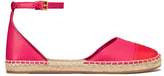 Thumbnail for your product : Color-Block Leatherankle-Strap Espadrille