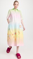 Thumbnail for your product : Mira Mikati Printed Batwing Sleeve Shirt Dress