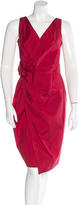 Thumbnail for your product : Donna Karan Sleeveless Gathered Dress